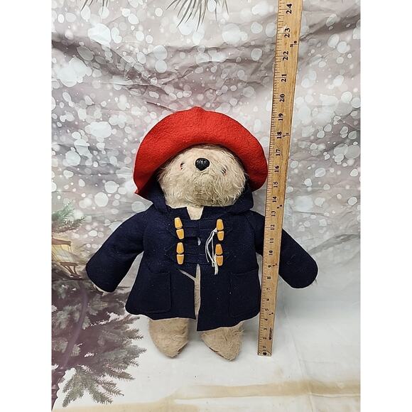 C 1974 GABRIELLE DESIGNS 20" PADDINGTON BEAR HANDMADE ENGLAND WELLINGTONS - Picture 5 of 5